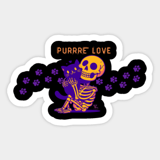 Purrre Love Sticker